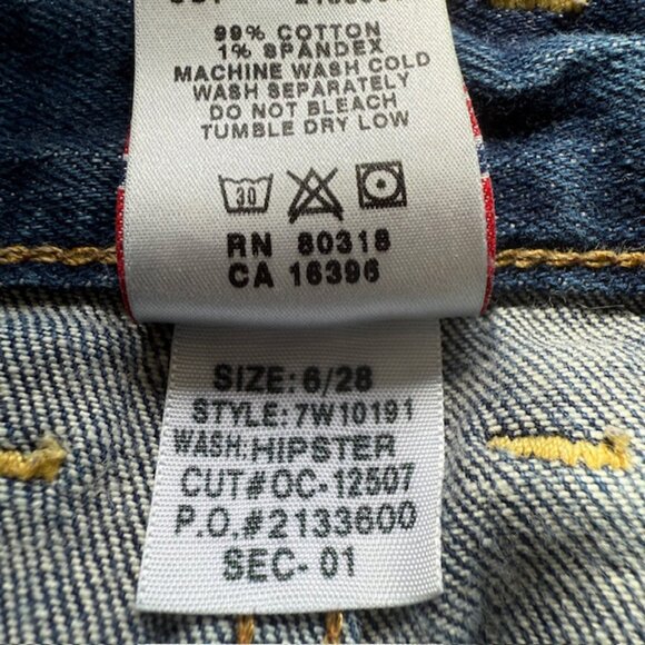 Lucky Brand Women's Straight Leg Jeans - Dark Blue - Picture 8 of 16